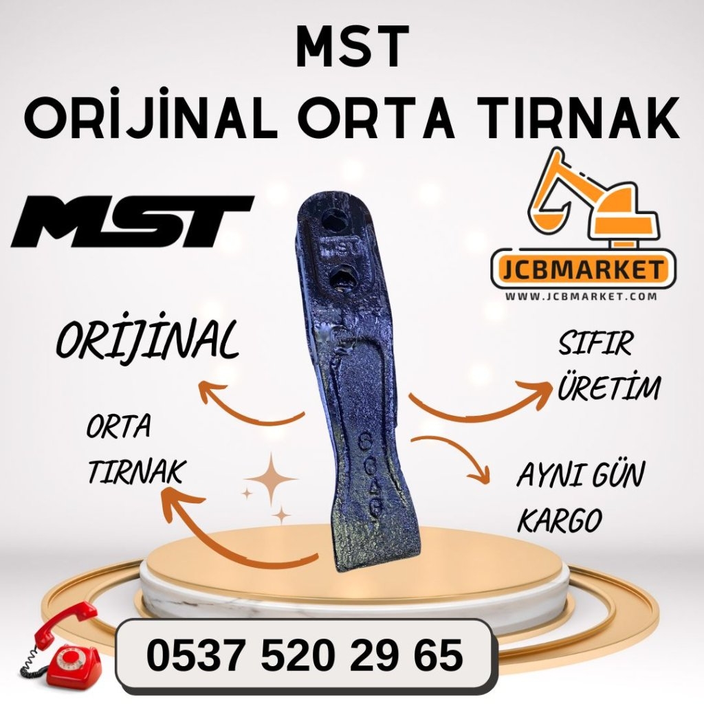 MST 54204202 Orijinal Orta Tırnak MST 642/644/542/544 Uyumlu